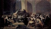 Francisco de Goya Tribunal der Inquisition painting